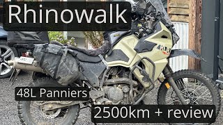 Rhinowalk Panniers long term review  2500km  mainly offroad [upl. by Eldredge590]