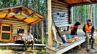 Building an Off Grid Log Cabin  MY SUMMER IN THE MAINE WOODS Full Movie [upl. by Linoel565]