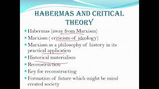 Habermas Theory Of Communicative Action Key Points  Short Overview explain in Urdu [upl. by Rosalinda]