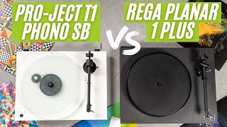 ProJect T1 Phono SB vs Rega Planar 1 Plus [upl. by Noruq]