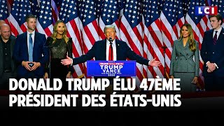 Donald Trump élu 47ème président des ÉtatsUnis｜LCI [upl. by Farris]