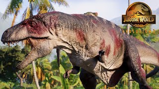 Deinonychus FIGHTS Acrocanthosaurus  Life in the Cretaceous  Jurassic World Evolution 2 🦖 4K 🦖 [upl. by Pippy]