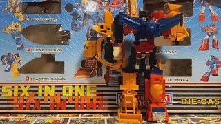 Transformers Diaclone Devastator  Diaclone 1983 [upl. by Akinnor288]