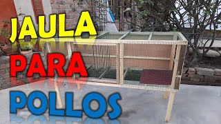 JAULA para pollos muy fácil de elaborar [upl. by Nesnaj761]