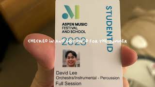 MoveIn Day at Aspen Music Festival 2023 Vlog 1 [upl. by Naujyt]