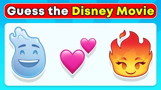 Guess The Disney Movie By Emoji 🎬  Emoji Movie Quiz 2023 [upl. by Zurc614]