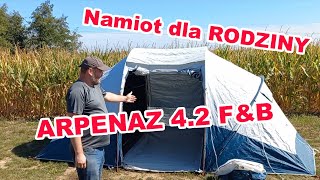 Recenzja Namiot Quechua Arpenaz 42 FreshampBlack quechua arpenaz camping decathlon namiot [upl. by Sitnalta]