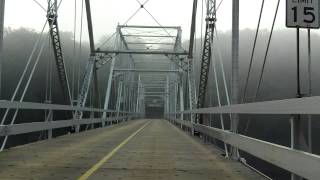 Dingmans Ferry Bridge eastbound [upl. by Tedi]