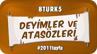 Deyimler ve Atasözleri 📙 tonguçCUP 1Sezon  8TURK5 2025LGS [upl. by Theobald]