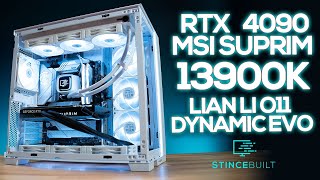 White Lian Li O11 Dynamic Evo w MSI Suprim 4090  i913900k [upl. by O'Donoghue]