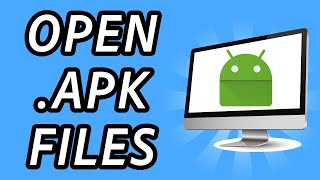 How to open APK files on PC FULL GUIDE [upl. by Einnol]