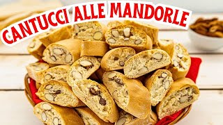 CANTUCCI ALLE MANDORLE Ricetta Facile  Fatto in Casa da Benedetta [upl. by Yurik]