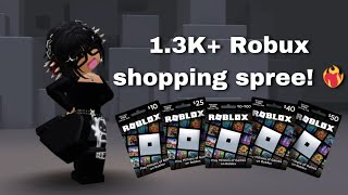 13K ROBLOX SHOPPING SPREE 🛍️ 🛒 [upl. by Breana]