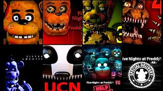 FIVE NIGHTS AT FREDDYS 1 2 3 e 4 [upl. by Julieta]