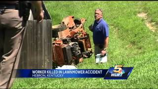 Lawnmower rolls over kills landscaping worker in Hebron [upl. by Nickey]