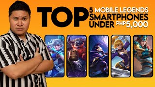 Top 5 Mobile Legends Phones under 5k [upl. by Gracye]