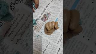 Baby hand casting🤚  hand casting at home  17 sep 2024 [upl. by Erbas]