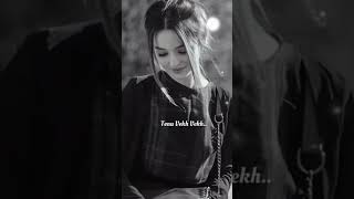 tenu vekh vekh pyaar kardi 🥀sad status female version neher wale [upl. by Ayanet]