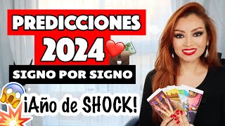 PREDICCIONES 2024 🔮 ¿CÓMO LE IRÁ A CADA SIGNO [upl. by Rednasxela]