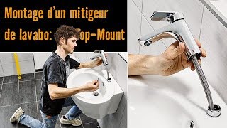 Monter un mitigeur de lavabo TopMount  Atelier brico HORNBACH [upl. by Aleira]