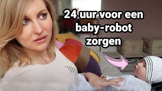 REAL CARE BABY dag 1 experiment  DOCUVLOG 10  Sofie Rozendaal [upl. by Aikemot344]