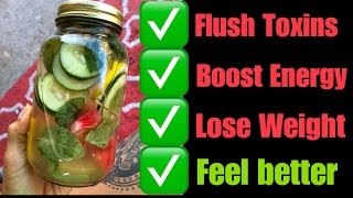 4 Best Detox Water Recipes  FLUSH TOXINS [upl. by Akyre]