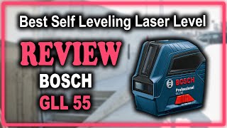 Bosch GLL 55 SelfLeveling Red Laser Level Review  Best Laser Level 2020 [upl. by Aiderfla893]