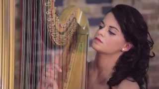 Wedding Harpist for Hire  quotI Giorniquot by Einaudi [upl. by Haily]