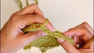 How to knit edge stitches in stockinette stitch [upl. by Singh697]