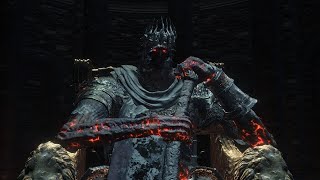 Dark Souls III  Yhorm the Giant Boss Fight [upl. by Enerod]