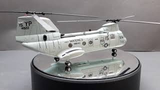 Amercom die cast ready made Boeing Vertol CH46 Sea Knight 172 scale [upl. by Merola]