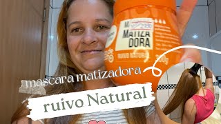 Máscara matizadora salon line ruivo natural e boa [upl. by Sidran]