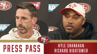 Kyle Shanahan Richard Hightower Share Injury Updates [upl. by Liuka307]