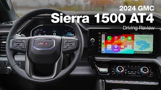 2024 GMC Sierra 1500 AT4  Driving Review [upl. by Niles]