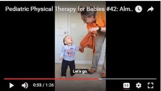 Almost Walking Pediatric Physical Therapy for Babies 42 [upl. by Lucienne]