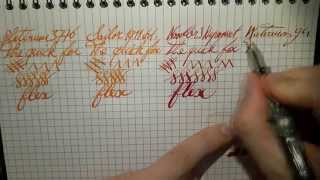 Fountain Pen Shootout 64 Music Nibs [upl. by Damian]