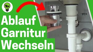 Ablaufgarnitur Wechseln ✅ GENIALE ANLEITUNG Wie Waschbecken Ablaufventil mit Überlauf Austauschen [upl. by Anole]